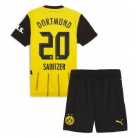 Borussia Dortmund Marcel Sabitzer #20 Heimtrikotsatz Kinder 2024-25 Kurzarm (+ Kurze Hosen)